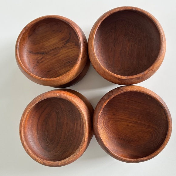 Vintage Teak salad bowl set - Picture 14 of 14